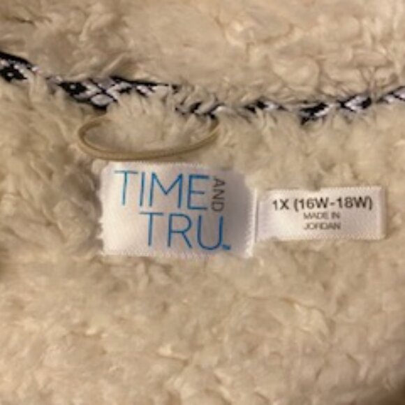 Plush pullover, zip neck jacket - Picture 3 of 5